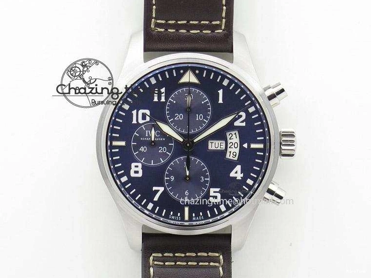 MIROTIME 0508 Pilot Chrono 377706 “Le Petit Prince” V6F Best Edition Blue Dial on Brown Leather Strap A Colorful 7387